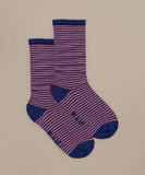 BAM Barbican Bamboo Socks UK 4-7 In Purple Stripe