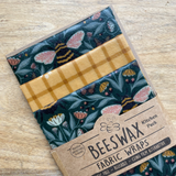 Beeswax Fabric Wraps - Kitchen Pack/Pecyn Cegin Organic