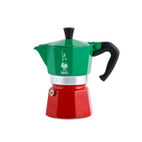 Bialetti Moka Express Aluminium Stove Top Coffee Maker (3 Cup) - Italia Collection