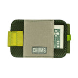 Chums Bandit Bi-Fold Wallet in the colours Olive and Tan