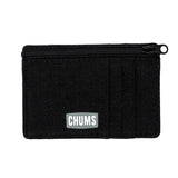 Chums Bandit Zip Wallet in the colour black