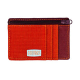 Chums Bandit Zip Wallet in the colours Rust and Burgundy