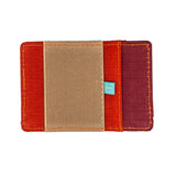 Chums Bandit Zip Wallet in the colours Rust and Burgundy