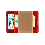 Chums Bandit Zip Wallet in the colours Rust and Burgundy