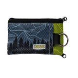 Chums Surfshorts Wallet in Pines shown from the front