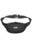 KAVU Canvas Spectator Bag  in the colour black shown from the front
