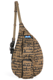 KAVU Mini Rope Bag in the colour Ridgeworks shown from the front