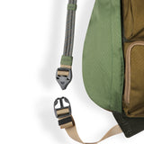KAVU Mini Rope Sling in the colour ground cover showing clip detail