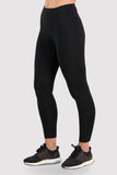 Mons Royale Merino Winter Leggings in black from the front
