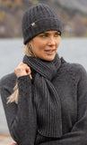 Noble Wilde Rib Beanie in the colour of Moraine