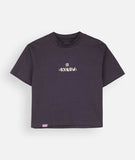 Oxbow MOKOV Cropped Tee in the colour Volcano shown from the front