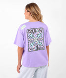Oxbow MOZAC Tee-Shirt in Pacific Purple shown from the back