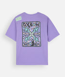 Oxbow MOZAC Tee-Shirt in Pacific Purple shown from the back