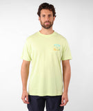 Oxbow POSTER Tee-shirt in the colour Lime shown from the front