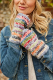 Pachamama Coroico Handwarmer in thoughtful pose