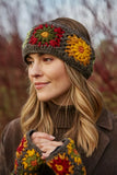 Pachamama Woodstock Headband in the colour earth
