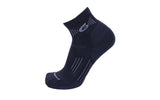 A Point6 Hiking Essential Light Mini Crew Sock in black