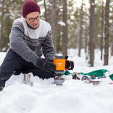 Primus Lite Plus Stove System - Orange out in the snow