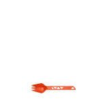 Primus Trailspork Tritan in the colour tangerine