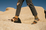 Solmate Sevanna Crew Socks in the sand
