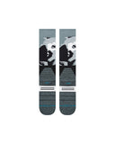 Stance Flower Frost Snow Ski Sock in the colour teal shown flat from the underside.