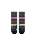Stance Mid Wool Crew Sock in the colour Purple shown flat from the topside
