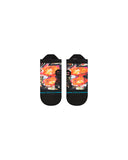 Stance Torque Light Tab Sock in the colour Black, shown flat from the topside