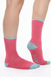 BAM Barbican Bamboo Socks UK 4-7 In  Pink Stripe