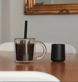 Barista & Co Brew It Stick Coffee Infuser in Black in use