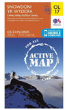 Explorer Active OL17 Snowdon/ Yr Wyddfa OS Map