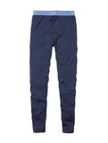 Howies Men's Merino Schlong Johns in Black Iris showing the back view.