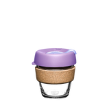 KeepCup Brew Cork SiX 6oz/177ml Glass Reusable Cup in the colour Moonlight