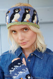 Pachamama Circus Of Puffins Headband on model