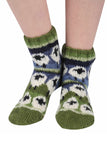 Pachamama Flock of Sheep Sofa Socks On White Background