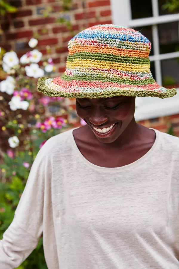 Wire brim sun hot sale hat