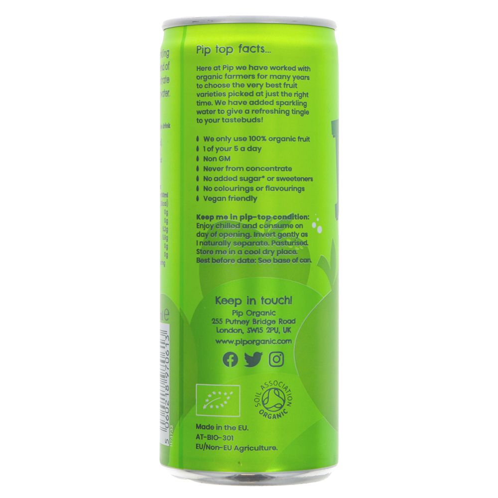 Pip Organic Sparkling Apple 250ml Rumdoodles