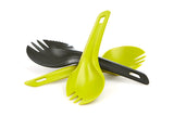 3 Wildo Spork in Lime and Dark Grey