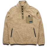 KAVU Teannaway Fleece in the colour Terrain Topo shown from the front