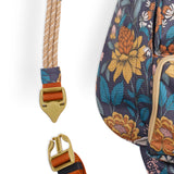 KAVU Mini Rope Sling in Night Fields close-up of strap and clip. 