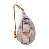 KAVU Mini Rope Sling in Sasquatch Sighting shown from the front. 