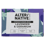 Alter/native Lavender And Geranium Conditioner Bar 90g front of box