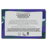 Alter/native Lavender And Geranium Shampoo Bar 90g back of box