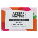 Alter/native Pink Grapefruit Shampoo Bar 90g front of box