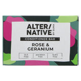 Alter/native Rose & Geranium Conditioner Bar 90g front of box