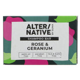 Alter/native Rose & Geranium Shampoo Bar 95g front of box