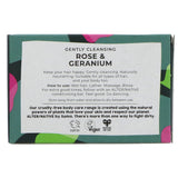 Alter/native Rose & Geranium Shampoo Bar 95g back of box