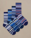 BAM Blues Bamboo Socks - 4 pack