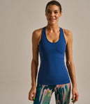 BAM Enduro Racer Back Vest in the colour indigo ink