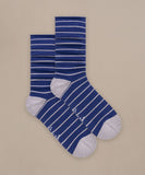 BAM Fluxton Everyday Roll Top Socks in the colour Navy/White