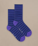BAM Fluxton Everyday Roll Top Socks in the colour Navy/Purple